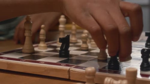 Rook Capturing Pawn in Chess Game