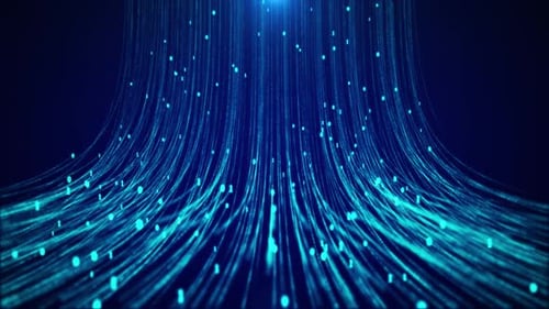 Netzwerk und Stromfluss zum Hochladen von Daten