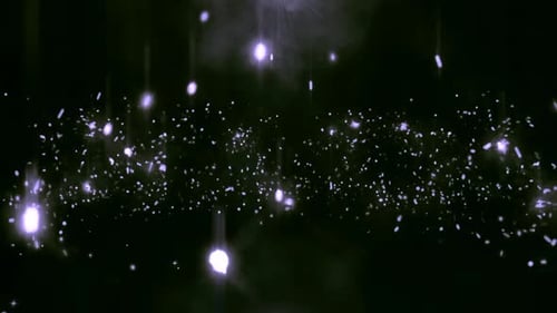 Animation abstraite Shiny Sparkles Falling