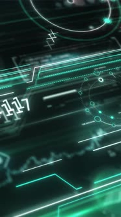 Artificial Intelligence Data Flow in Digital Space