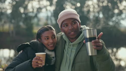 Friends Enjoying Time Together in Nature