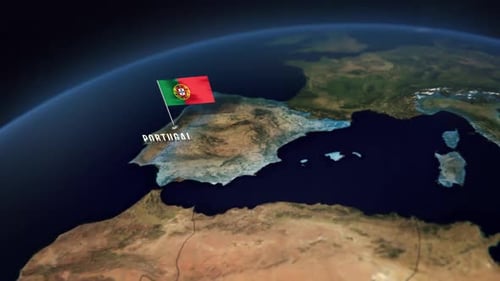 Realistic 3D Animation of Portugal: Interactive Globe Visualization