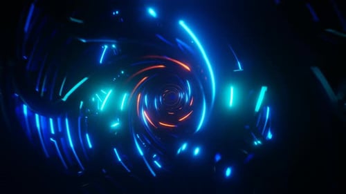 Neon Disco Strobes Dance in This VJ Loop Backdrop