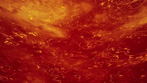 Abstract Fiery Fluid Motion Graphic Background