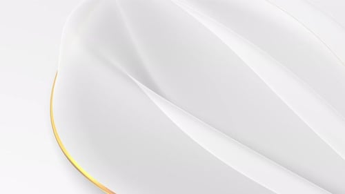 White Cloth Wave Loop 2