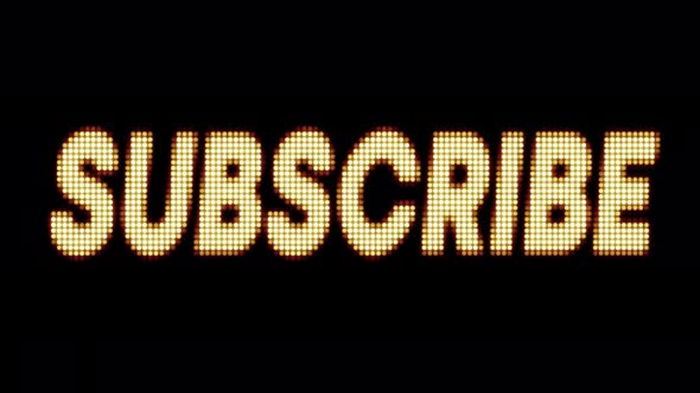 Retro LED Subscribe Text Reveal Animation, Elements Motion Graphics ft ...