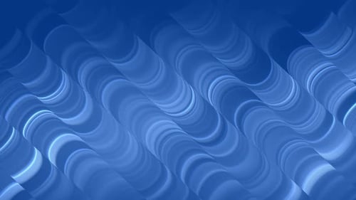 Dynamic Abstract Blue Waves Motion Background
