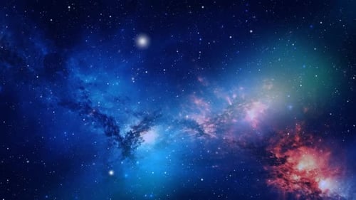 Panoramic astrophotography of visible Milky Way galaxy. Stars, nebula and stardust in the night sky