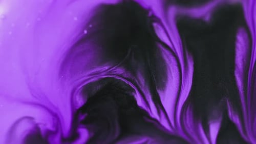Abstract Swirl of Purple and Black Hues
