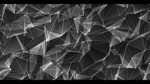 Abstract Plexus Network Digital Data Background Loop