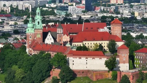 Krakow, Poland. Wawel royal Castle