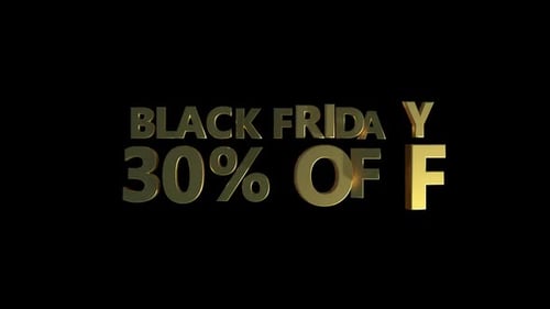 Black Friday 30% Off
