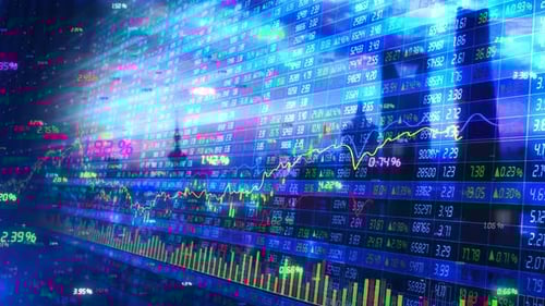 Financial Center And Stock Market Stock Charts