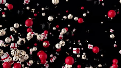 4K Christmas // New Year Background