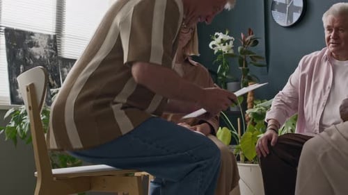 Adults in Group Therapy Session Discussing Feelings