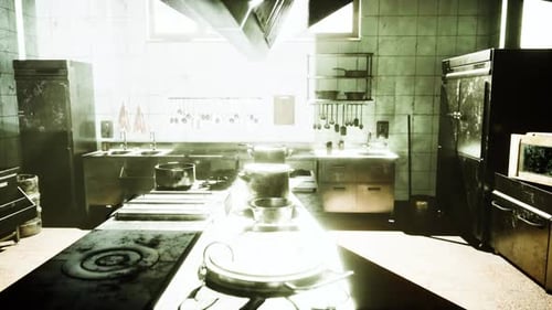 Old Kitchen of Abandoned House