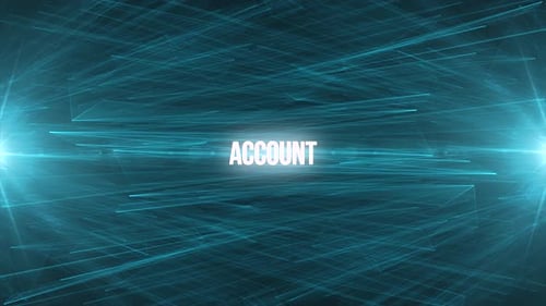 Futuristic Digital Network Text Reveal Animation