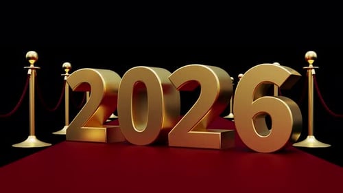 Conceito de Feliz Ano Novo 2026