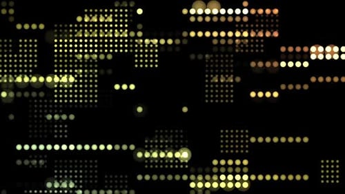 HD Artificial Intelligence Digital Grid Environment | Futuristic Technology Background Loop