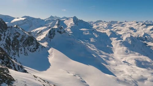 Winterliche Alpen