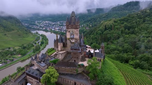 Cochem Castle On The Moselle River
