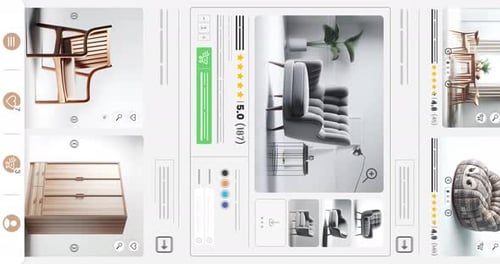 Modern Product Carousel UI Animation