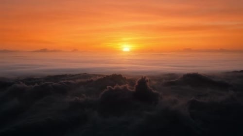 Flight Above Storm Clouds