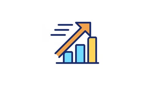 Animated Fast Growth Color Icon