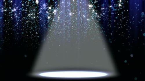 Loop Confetti Glitter Spotlight Background