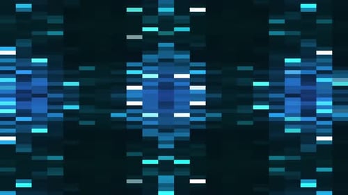 Fondo de bucle de mosaico abstracto pixelado