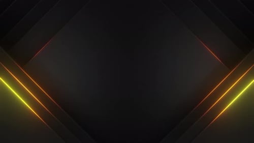 Sleek Glowing Lines Abstract Reveal