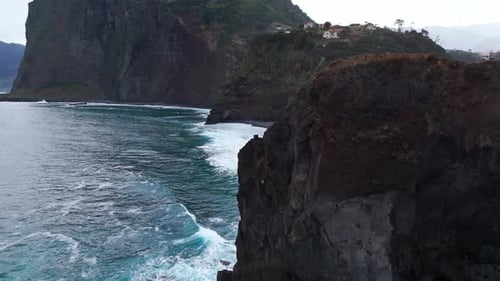 Coastal Rugged Scenery Remote Village on Windswept Peninsula