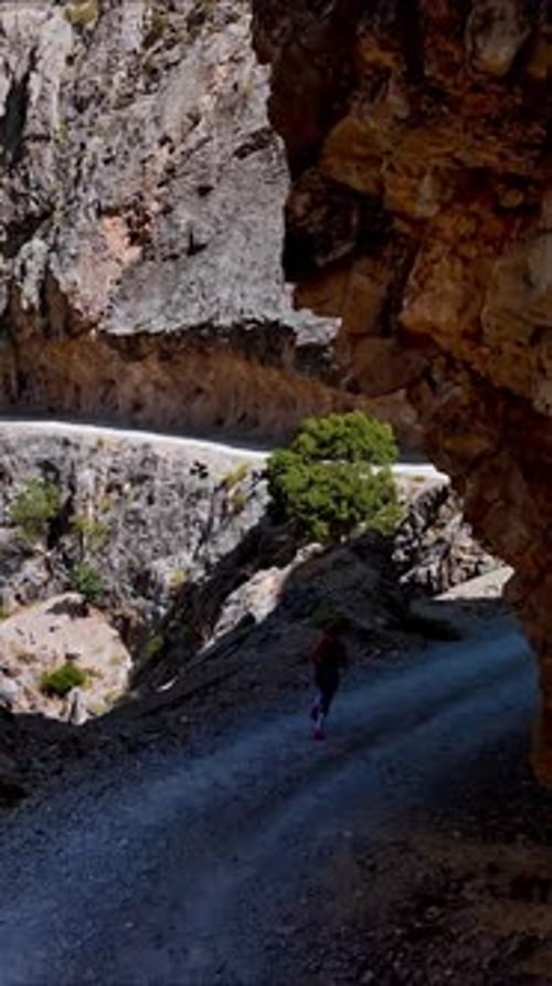Endurance Run Through Rocky Canyon