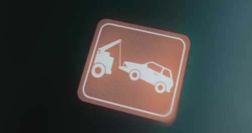 Tow Away Zone Symbol Parking is Prohibited