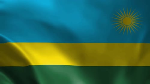 Rwanda Flag Animation