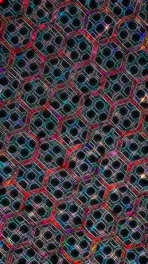 Animation 3D verticale, belle vidéo, abstraite, colorée, énergie lumineuse brillante, 4K, de lignes lisses, d'ondes