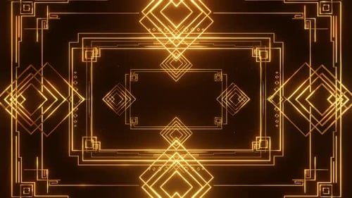 Goldener Art-Deco-Hintergrund