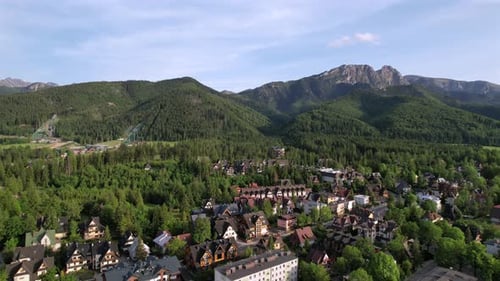 Zakopane A Picturesque City Nestled Below Majestic Mountain Peaks