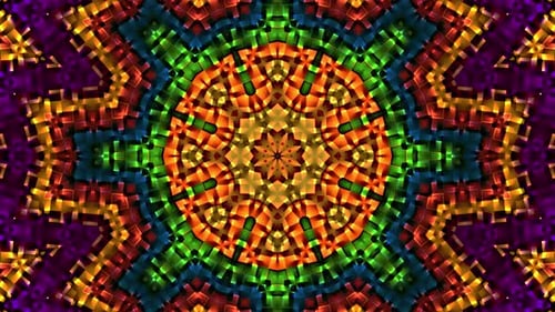 Mosaic Kaleidoscope Background