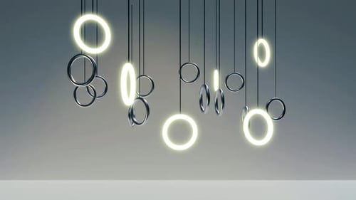 Neon Circles Stage Loop