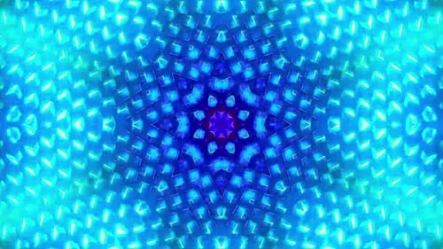 Vibrant Geometric Kaleidoscope Loop Background