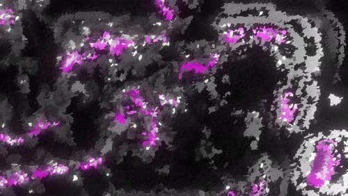 Purple neon stains on a dark background