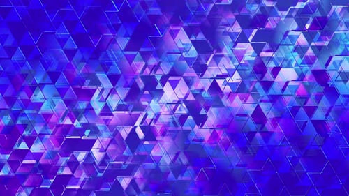 Blue Purple Dynamic Corporate Triangles