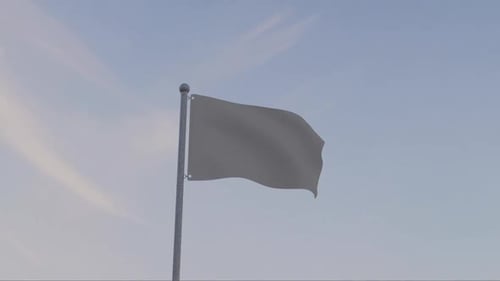 Realistic Waving Flag Animation for Logo or Branding