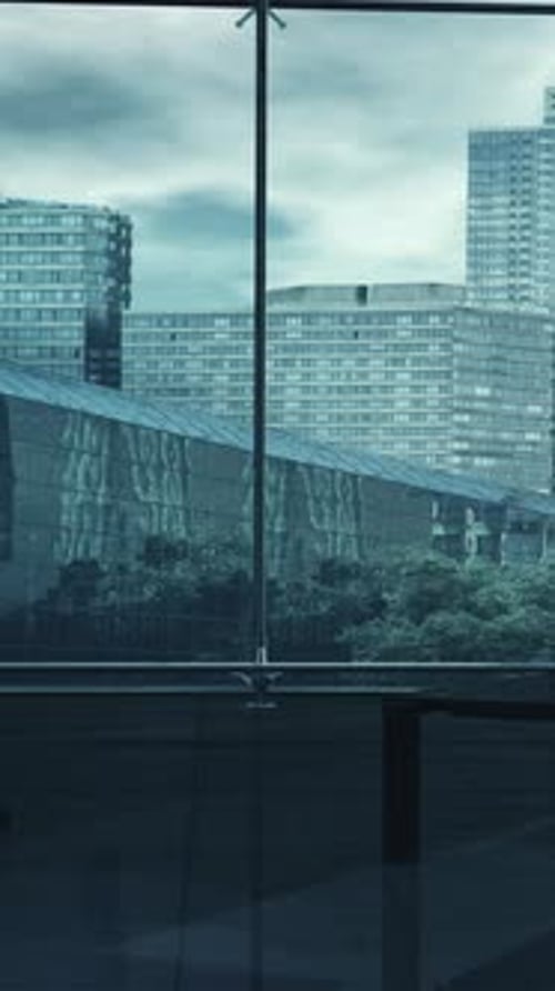 Plan of AI Representation in Graphics on Laptop in Office