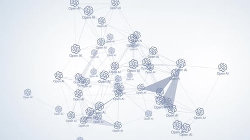 Boucle d'arrière-plan du réseau de technologie abstraite OpenAI