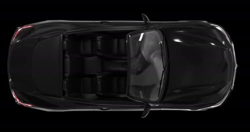 Speeding Car Animation On Alpha Loop