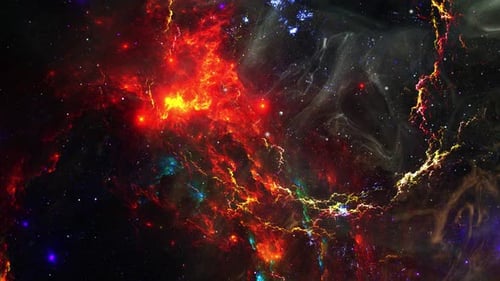 nebulosas, uma coleção de nuvens de nebulosas no universo