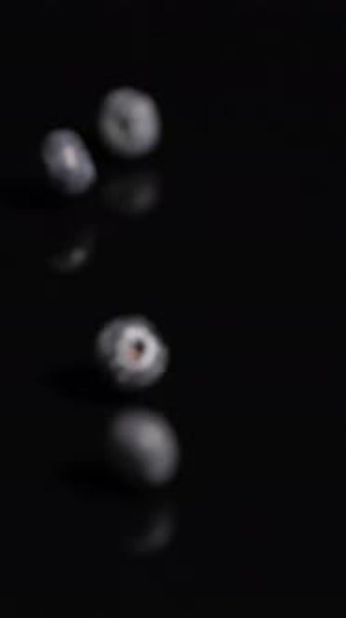 Vertical Video of Fresh Blueberries 82