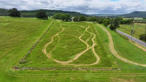 Dirt Bike Farm Riding Course Outline Dirt Off Road